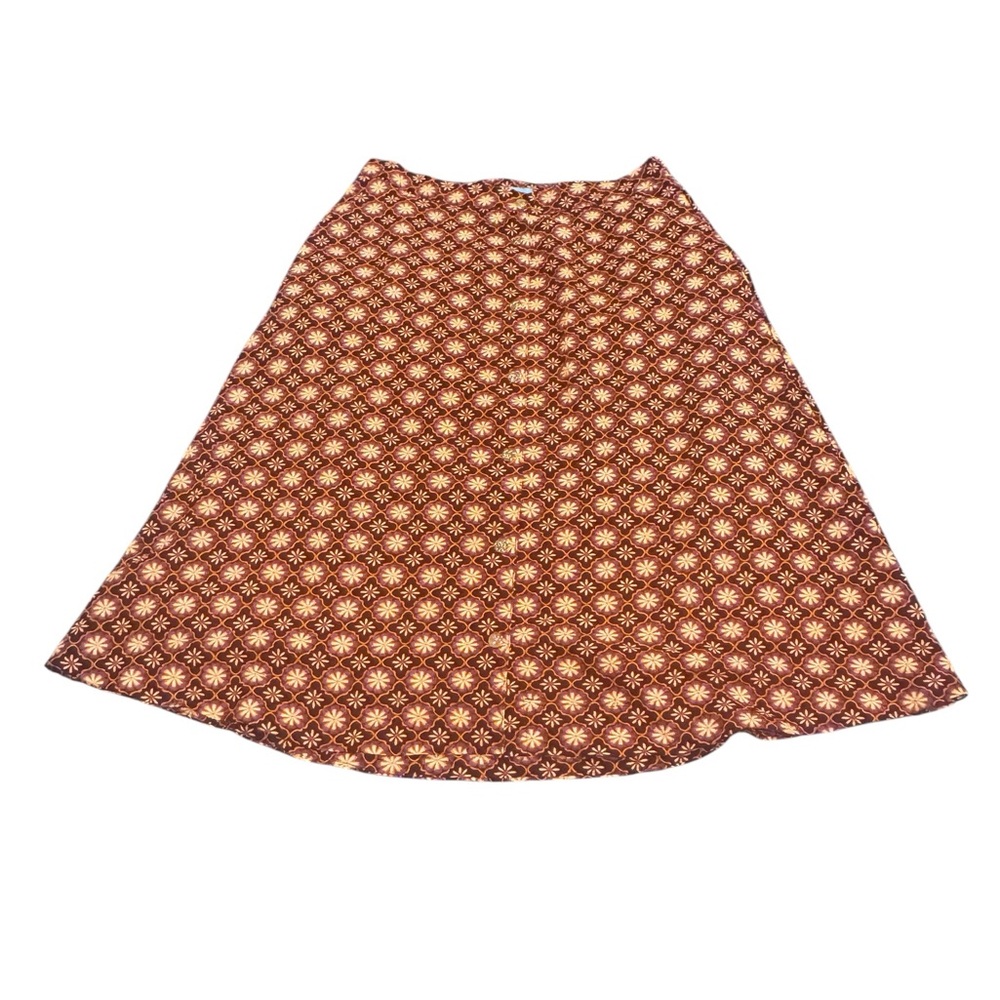 Draper James Floral Print A-Line Midi Skirt size‎ Large